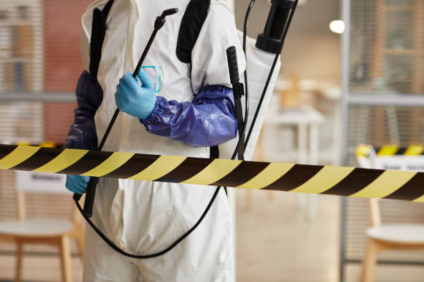 Professional Biohazard Cleanup technician working in Louisville, OH